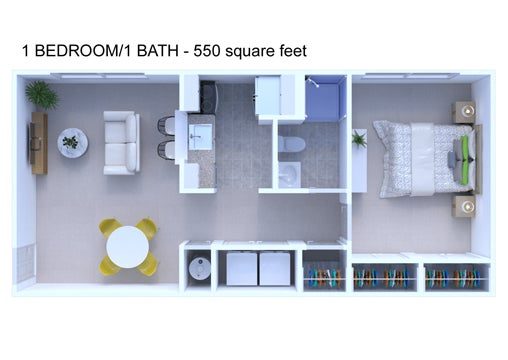 Floor plan of the The Cornell at Lawyers Ridge